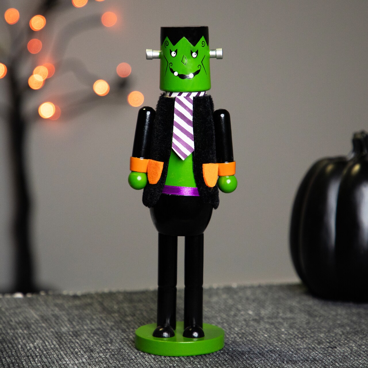 Northlight Frankenstein's Monster Halloween Nutcracker - 10.5" - Green and Black